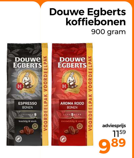 Douwe Egberts   koffiebonen folder aanbieding bij  Trekpleister - details