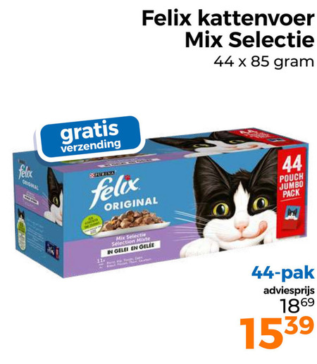 Felix   kattenvoer folder aanbieding bij  Trekpleister - details