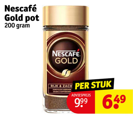 Nescafe   oploskoffie folder aanbieding bij  Kruidvat - details