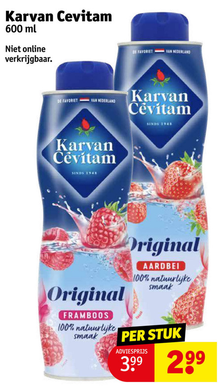 Karvan Cevitam   limonadesiroop folder aanbieding bij  Kruidvat - details