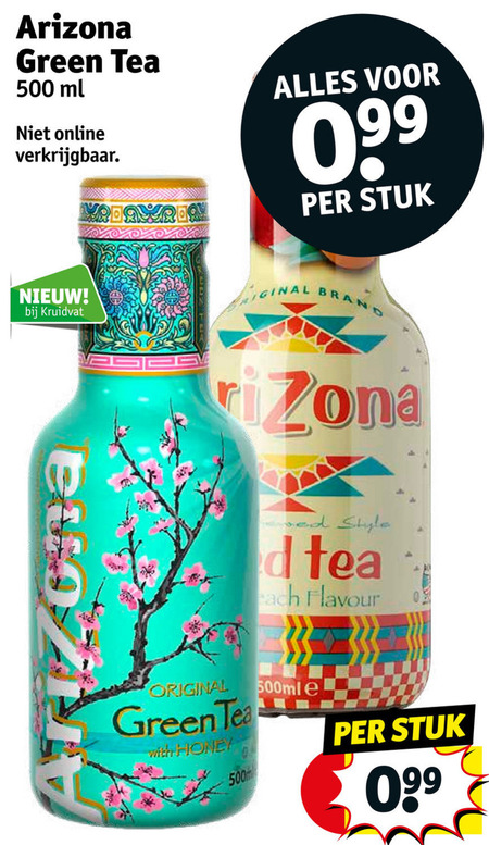 Arizona   ice tea folder aanbieding bij  Kruidvat - details