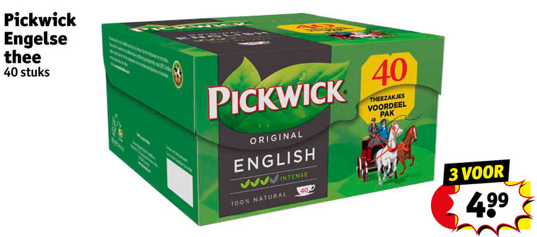 Pickwick   thee folder aanbieding bij  Kruidvat - details