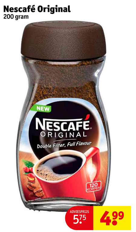 Nescafe   oploskoffie folder aanbieding bij  Kruidvat - details