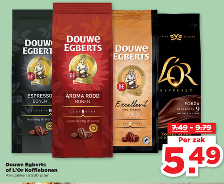 Douwe Egberts L Or   koffiebonen folder aanbieding bij  Plus Vandaag - details