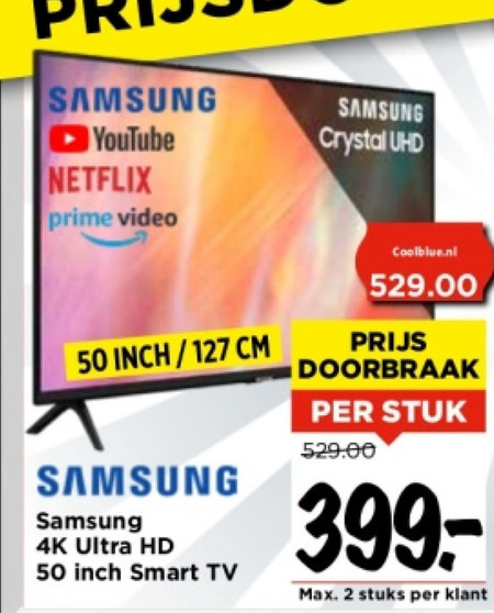 Samsung   4k ultrahd televisies folder aanbieding bij  Vomar - details