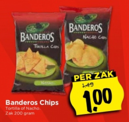 Banderos   chips folder aanbieding bij  Vomar - details