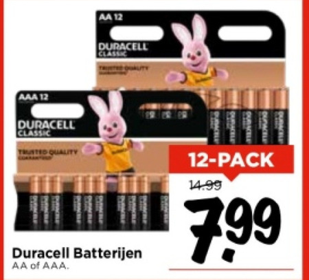 Duracell   batterij folder aanbieding bij  Vomar - details