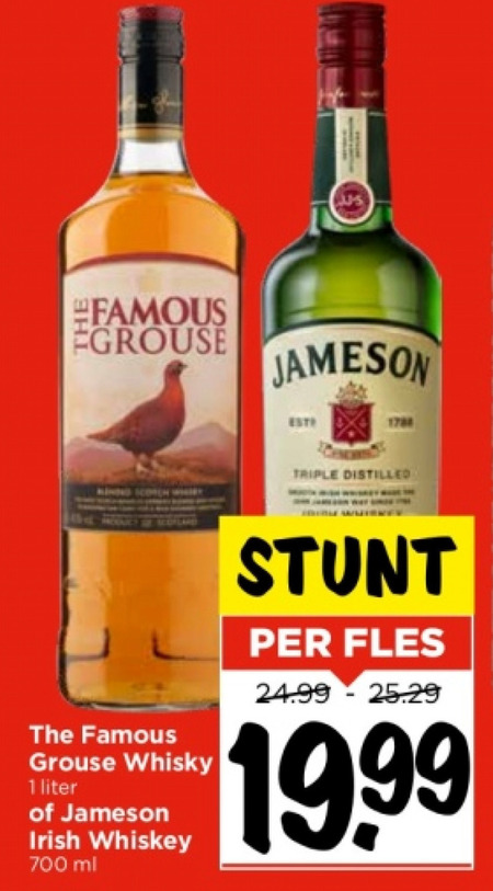 Jameson   whisky folder aanbieding bij  Vomar - details