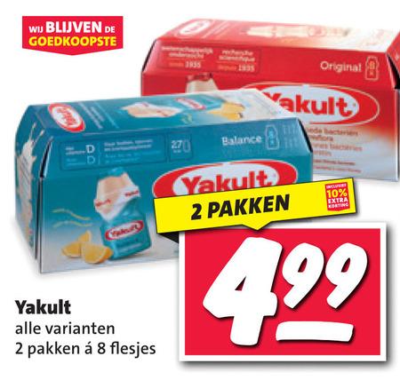 Yakult   drinkyoghurt folder aanbieding bij  Nettorama - details