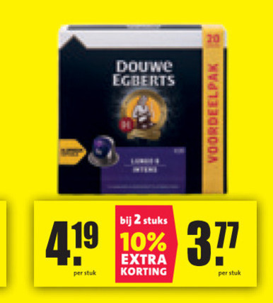 Douwe Egberts   koffiecups folder aanbieding bij  Nettorama - details