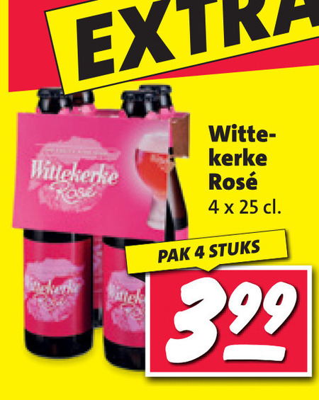 Wittekerke   rose bier folder aanbieding bij  Nettorama - details