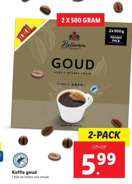 Bellarom   koffie folder aanbieding bij  Lidl - details