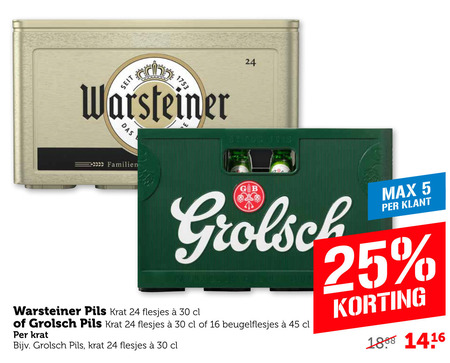 Grolsch   krat bier folder aanbieding bij  Coop - details