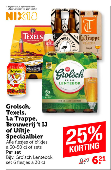 Grolsch   speciaalbier folder aanbieding bij  Coop - details