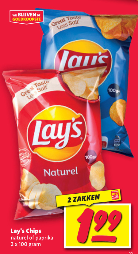 Lays   chips folder aanbieding bij  Nettorama - details