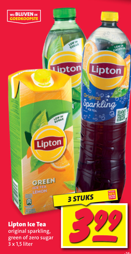 Lipton   ice tea folder aanbieding bij  Nettorama - details