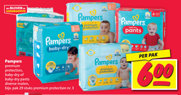 Pampers   luierbroekjes, luiers folder aanbieding bij  Nettorama - details