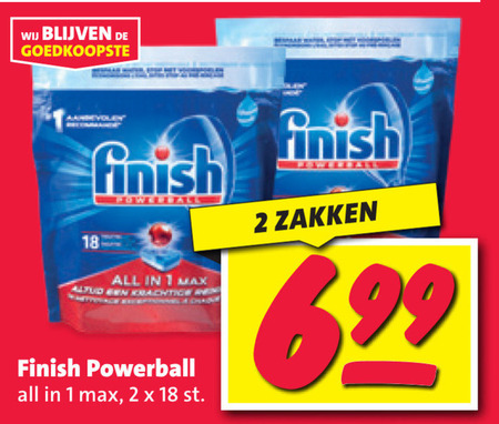 Finish   vaatwasmiddel folder aanbieding bij  Nettorama - details