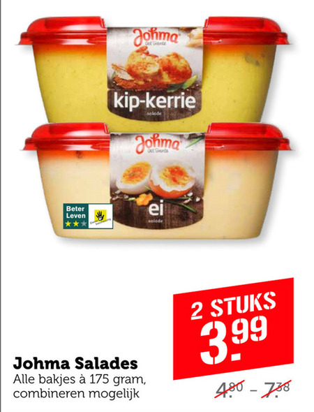 Johma   salade folder aanbieding bij  Coop - details