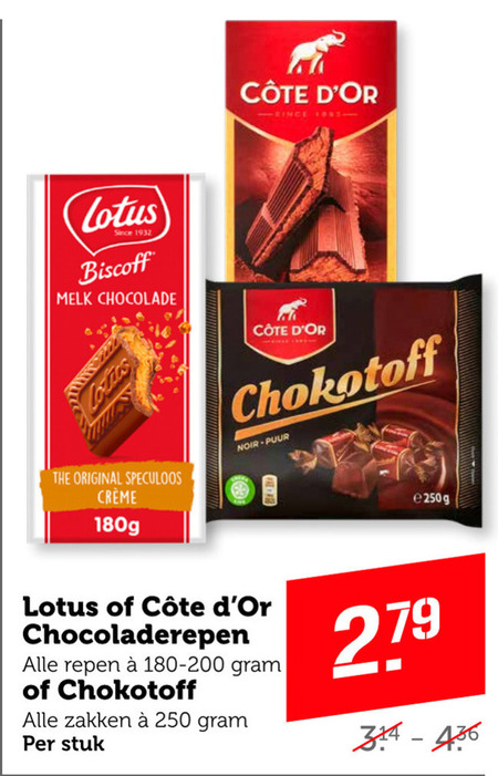 Chokotoff   chocolade folder aanbieding bij  Coop - details