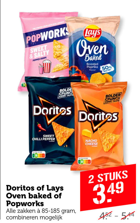 Doritos   chips folder aanbieding bij  Coop - details