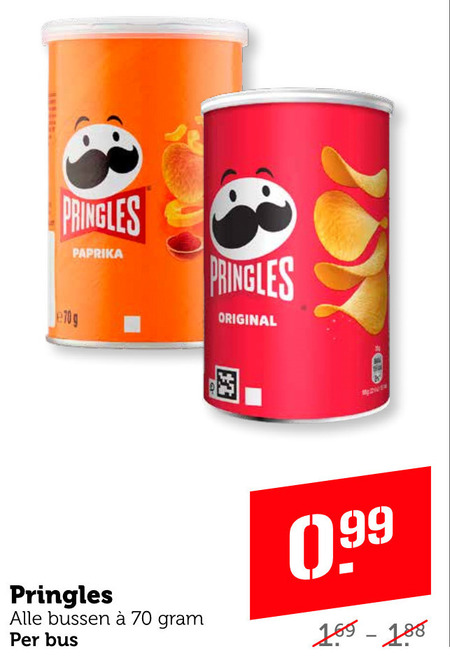 Pringles   chips folder aanbieding bij  Coop - details