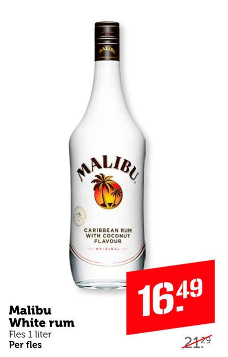 Malibu   rum folder aanbieding bij  Coop - details