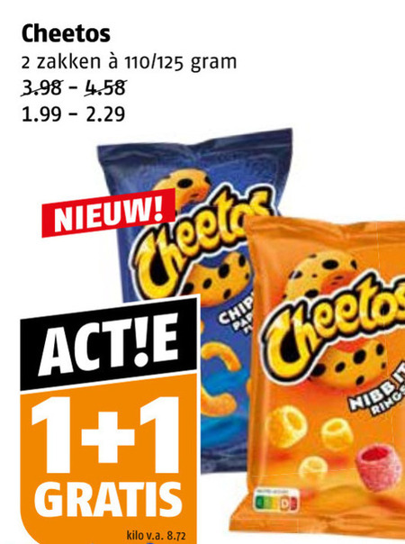 Cheetos   zoutje folder aanbieding bij  Poiesz - details