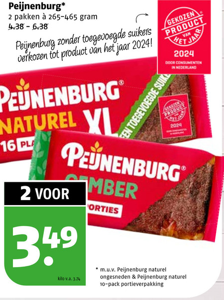 Peijnenburg   ontbijtkoek folder aanbieding bij  Poiesz - details