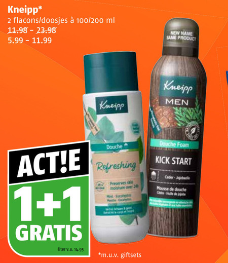 Kneipp   douchegel folder aanbieding bij  Poiesz - details