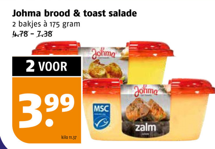 Johma   salade folder aanbieding bij  Poiesz - details