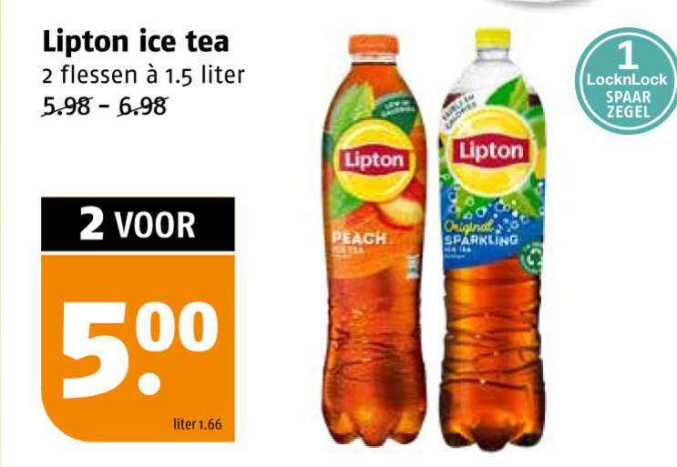 Lipton   ice tea folder aanbieding bij  Poiesz - details