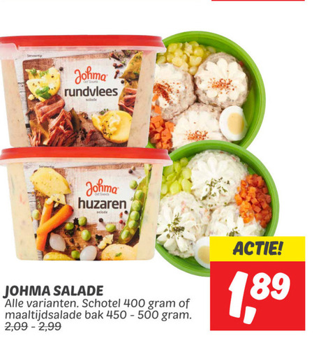 Johma   huzarensalade folder aanbieding bij  Dekamarkt - details