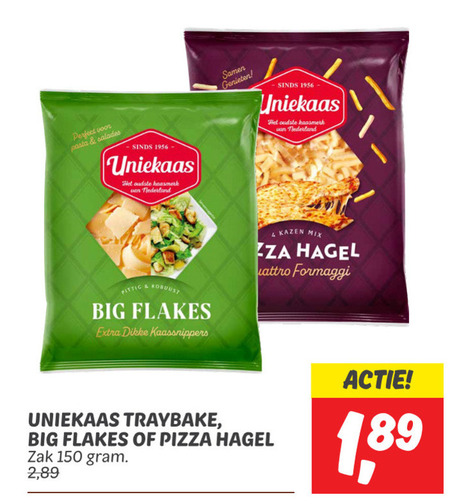 Uniekaas   geraspte kaas folder aanbieding bij  Dekamarkt - details