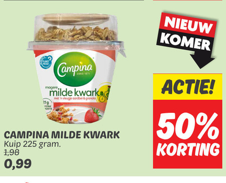 Campina   kwark folder aanbieding bij  Dekamarkt - details