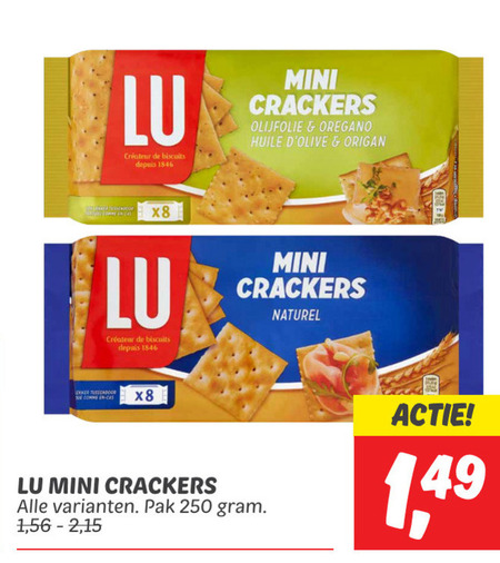 Lu   crackers folder aanbieding bij  Dekamarkt - details