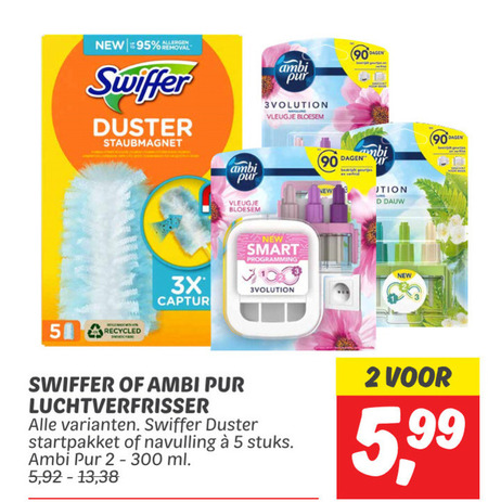 Ambi Pur   duster, luchtverfrisser folder aanbieding bij  Dekamarkt - details