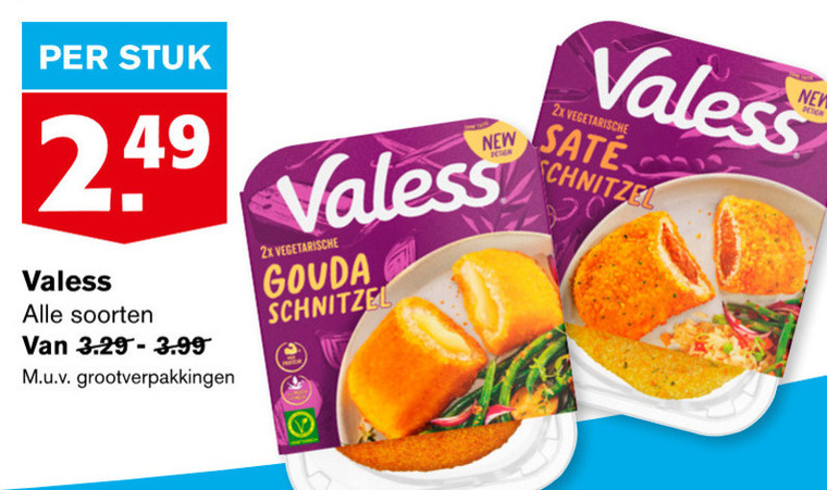 Valess   vegetarisch folder aanbieding bij  Hoogvliet - details