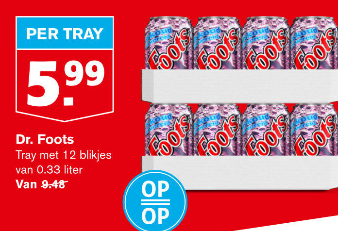 Dr Foots   cola folder aanbieding bij  Hoogvliet - details