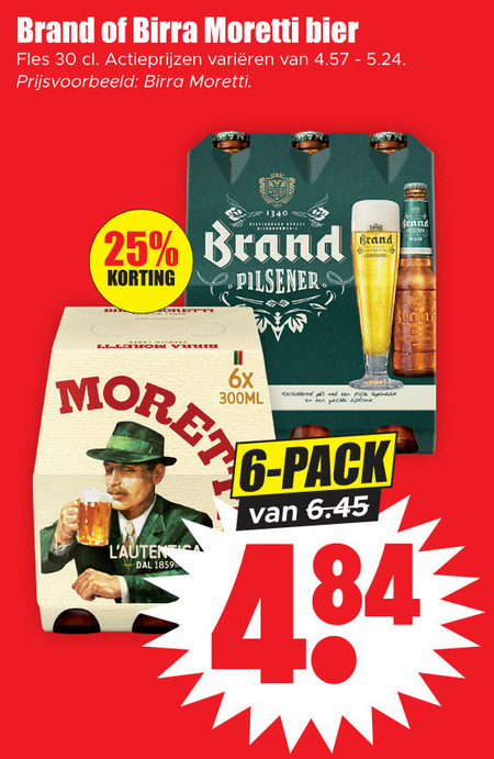 Brand   speciaalbier, flesje bier folder aanbieding bij  Dirk - details