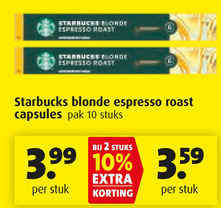 Starbucks   koffiecups folder aanbieding bij  Boni - details