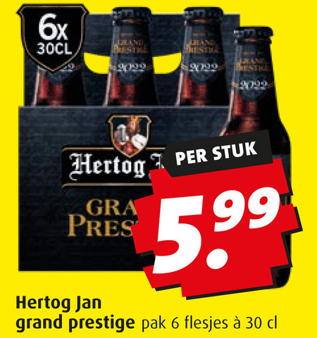 Hertog Jan Grand Prestige   speciaalbier folder aanbieding bij  Boni - details