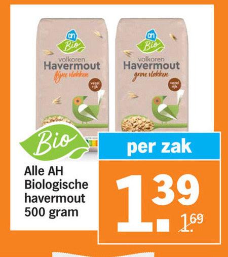 Albert Heijn Huismerk   havermout folder aanbieding bij  Albert Heijn - details