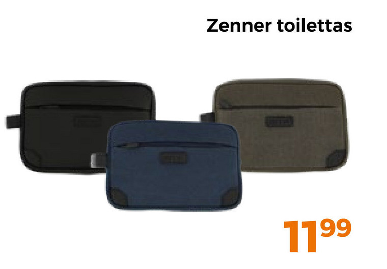 Zenner   toilettas folder aanbieding bij  Trekpleister - details