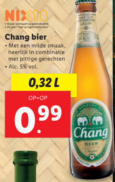 Chang   speciaalbier folder aanbieding bij  Lidl - details