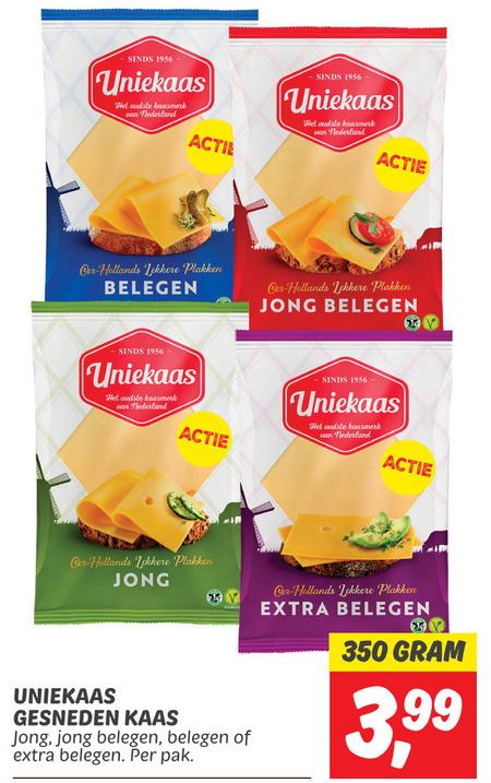 Uniekaas   kaasplakken folder aanbieding bij  Dekamarkt - details