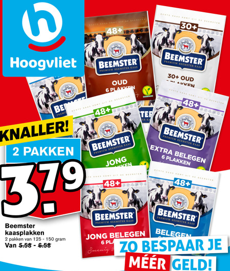 Beemster   kaasplakken folder aanbieding bij  Hoogvliet - details