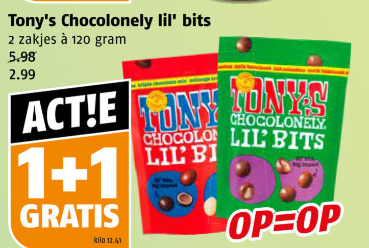 Tony Chocolony   chocolade folder aanbieding bij  Poiesz - details