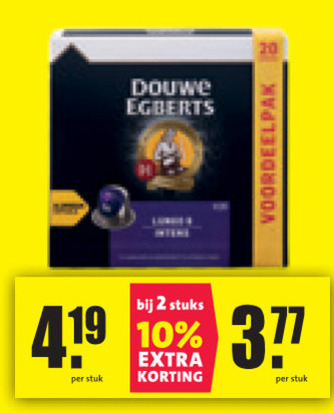 Douwe Egberts   koffiecups folder aanbieding bij  Nettorama - details