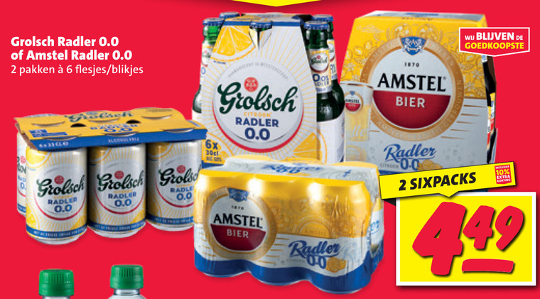 Amstel   radler bier folder aanbieding bij  Nettorama - details